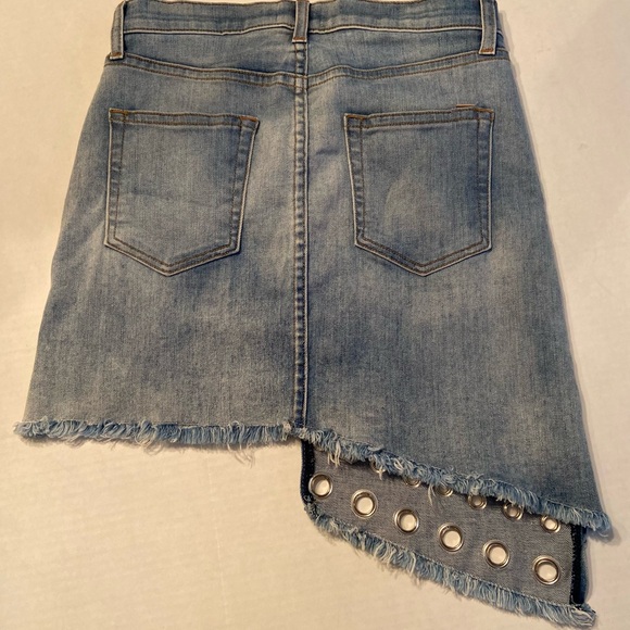 MISA Los Angeles Super Star Asymmetrical Skirt, Size 26 in "Ocean" - Picture 7 of 7